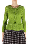 cauliflower crinkled effect jacket  - 