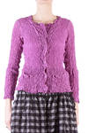 cauliflower crinkled effect jacket  - 