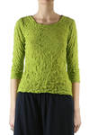 wrinkled jersey t-shirt  - 