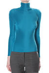shear off high neck and sleeves A-POC top  - 