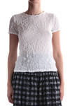 wrinkled jersey white t-shirt  - 