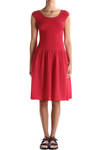 cauliflower crinkled effect bodice dress  - 