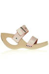 FAMOUS wooden wedge heel sabot  - 