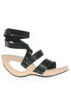 RITZY wooden wedge heel sandal  - 