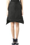 cotton and silk gabardine skirt  - 
