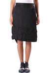 folded hem band pencil skirt  - 