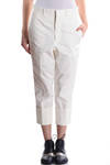 wide turn-up cropped trousers  - 