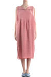 linen dress with pocket detail  - 