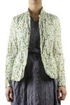 riding style jacket in garden printed Liberty cotton  - 