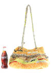 crochet basket style bag  - 