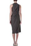 bias draped jersey dress  - 
