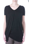 side draped jersey top  - 