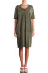 cotton jersey low waist dress  - 