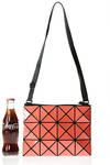 shoulder strap small origami clutch  - 