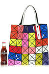 multicolor origami tote bag  - 