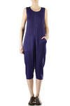 pleated polyester jumpsuit  - 