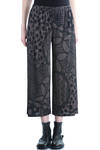 African Anima design pleated pants  - 