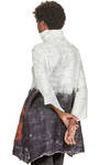long sweater in nuno felt of silk chiffon and merino wool - EMANUELA ROVIDA 