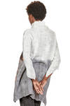 long sweater in nuno felt of silk chiffon and merino wool - EMANUELA ROVIDA 