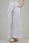 wide trousers in cotton seersucker - DANIELA GREGIS 