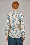 camicia lunga, lievemente sfiancata, in twill di seta vintage - ARCHIVIO J. M. RIBOT 