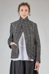 one chest jacket with floral lace in rayon and polyester - COMME des GARÇONS - COMME des GARÇONS 