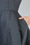 long dress, sleeveless, in washed techno polyester canva - COMME des GARÇONS - COMME des GARÇONS 
