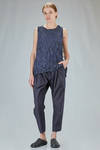 pantalone ampio in fresco cotone tecnico giapponese - IMjiT 
