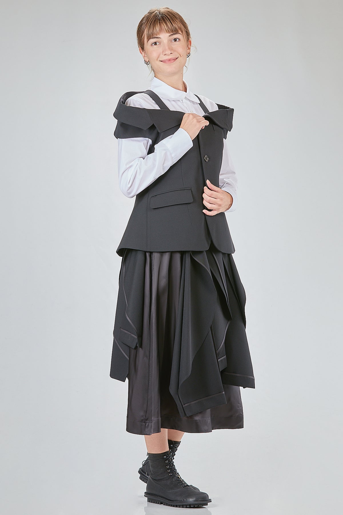Ivo Milan Radical Fashion - gilet - NOIR KEI NINOMIYA