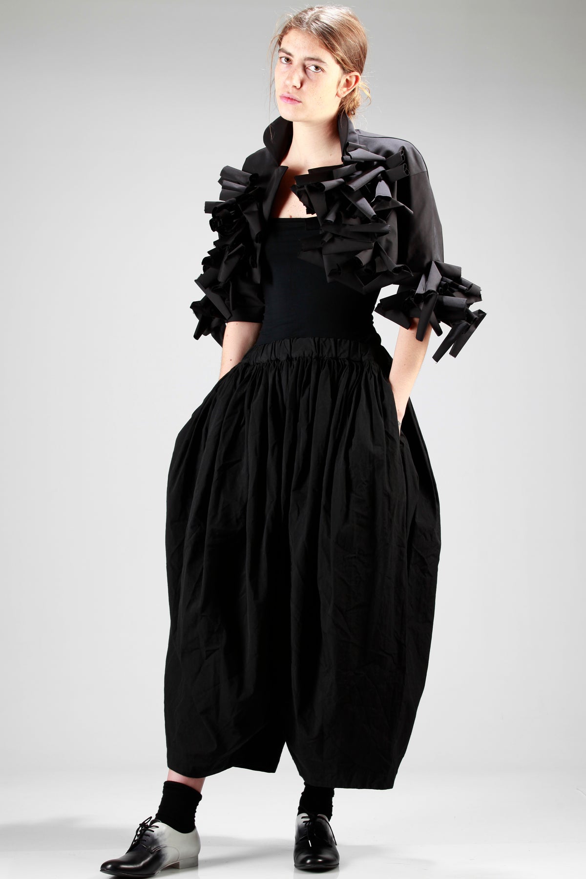 Polyester taffeta bolero