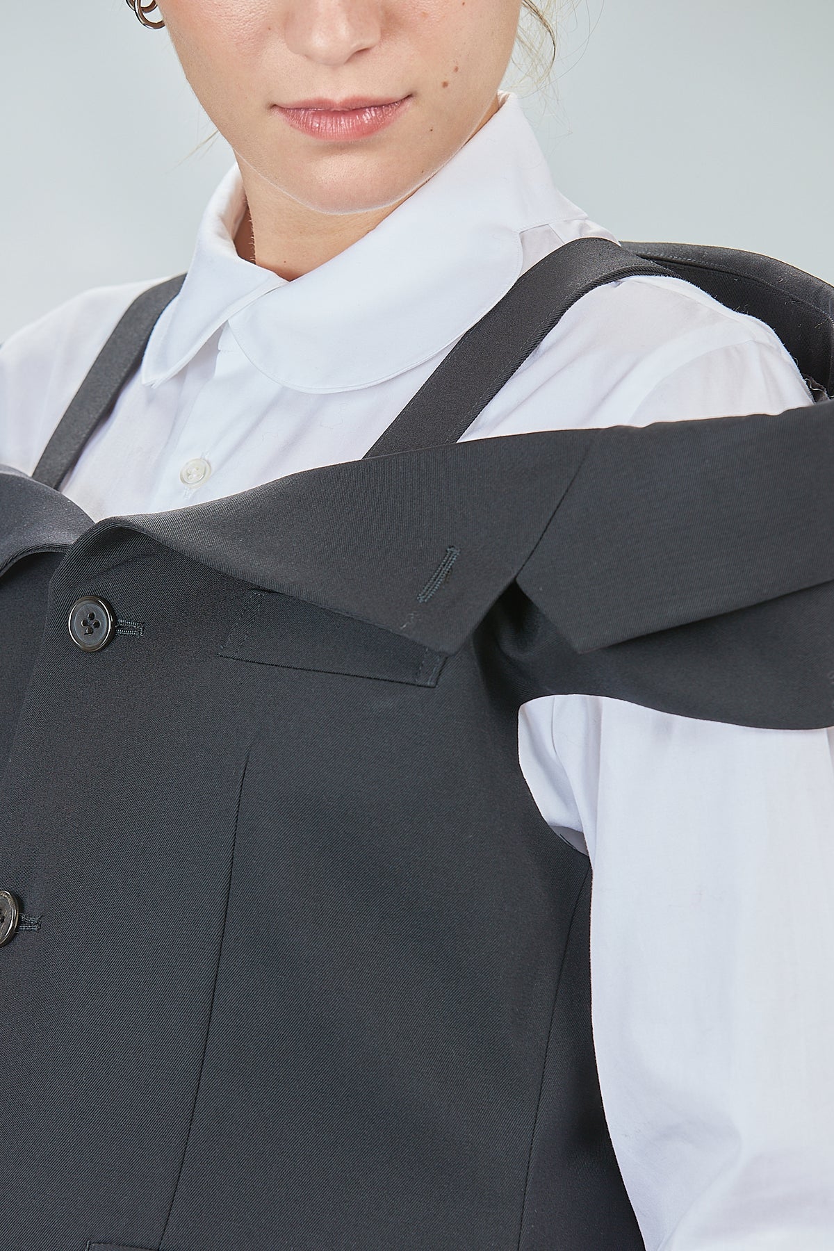 Ivo Milan Radical Fashion - gilet - NOIR KEI NINOMIYA