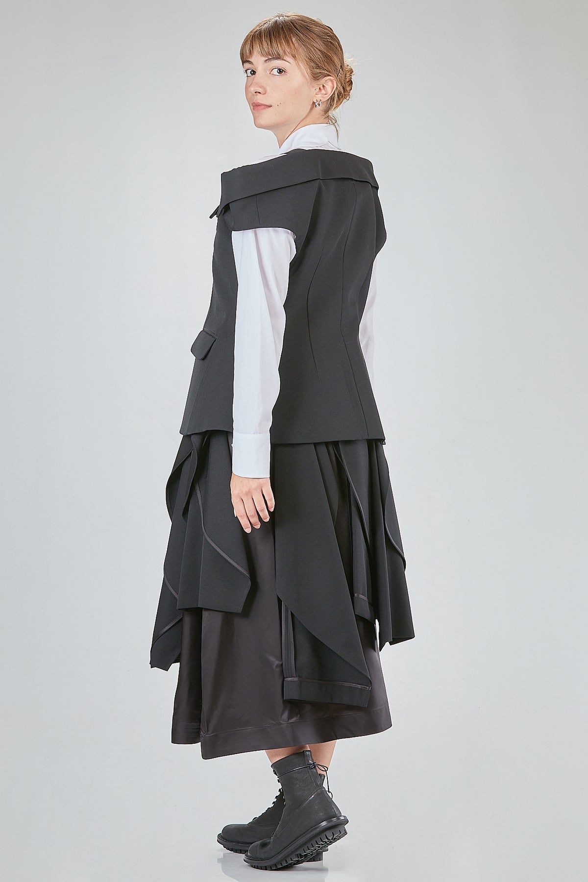 Ivo Milan Radical Fashion - gilet - NOIR KEI NINOMIYA