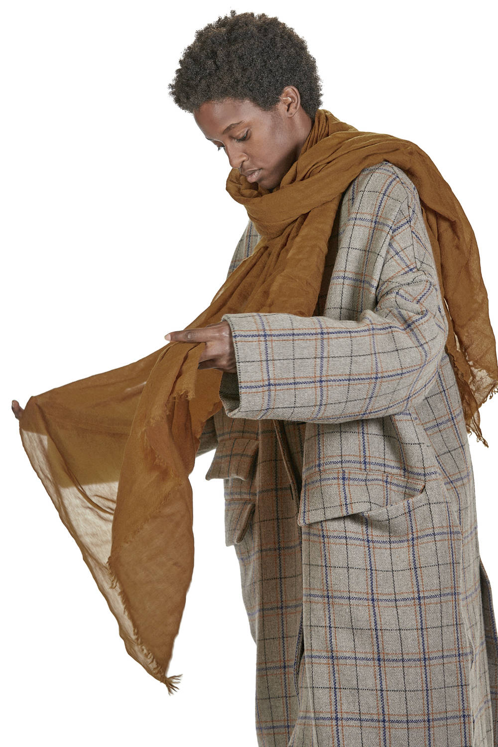 Cashmere gauze scarf sale
