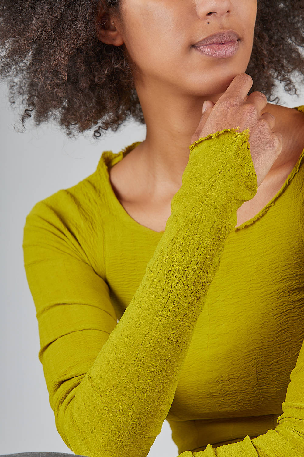 marc le bihan ロングTシャツ MARC LE BIHAN - Hip-Lenght T-Shirt, Lean, In Viscose, Wool