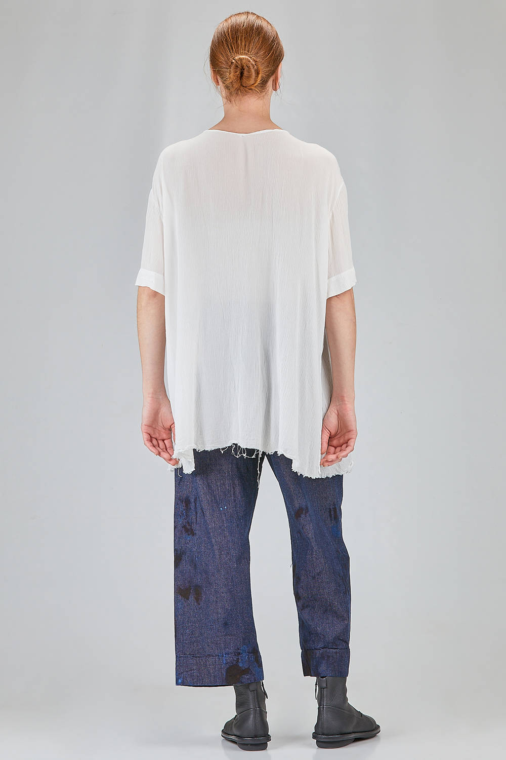 ATELIER SUPPAN - Long And Wide Shirt, In Light And Embossed