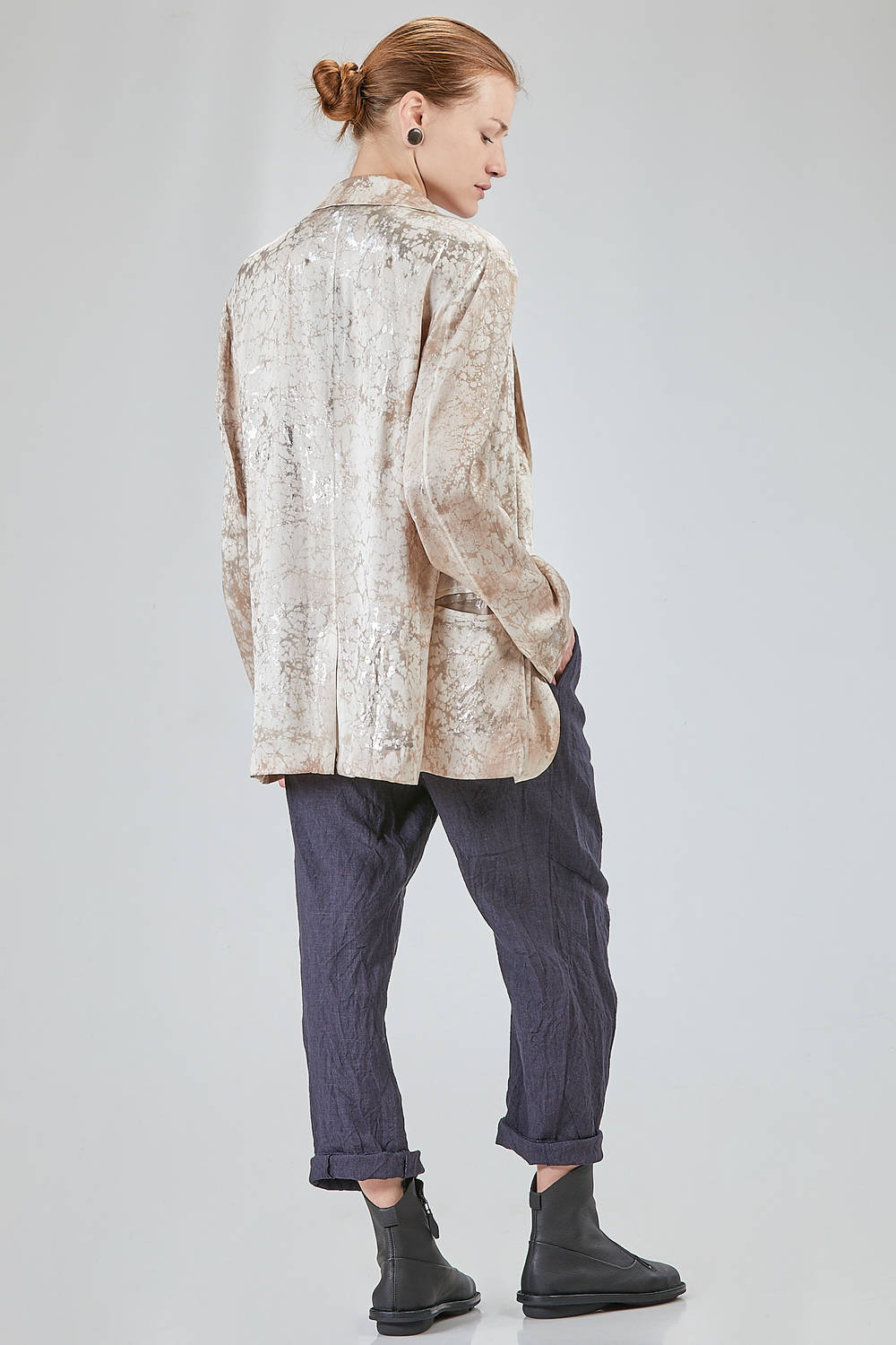 AVANT TOI - Hip-Lenght Jacket, Soft, In Glittery Silk And