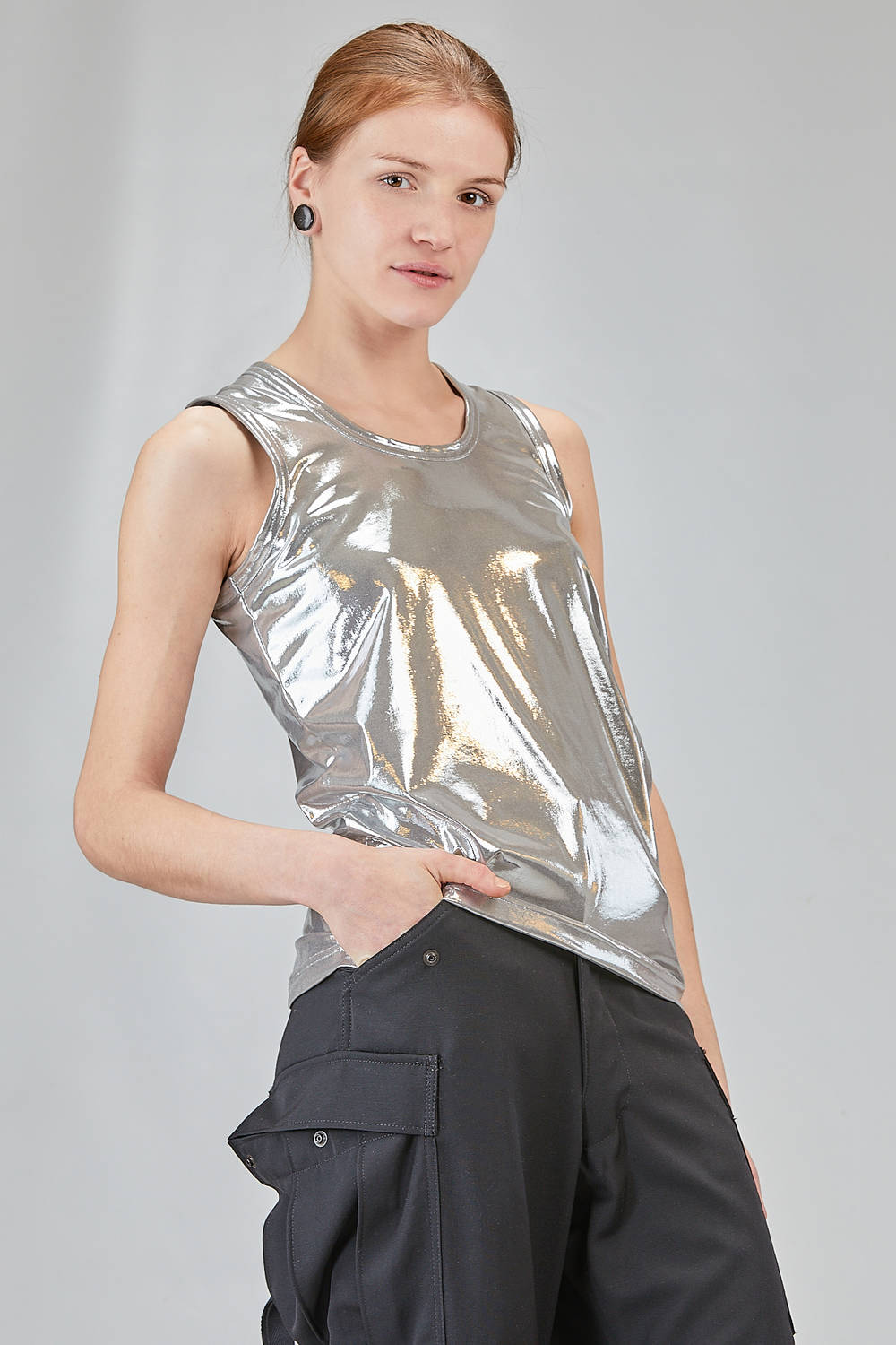 マホガニー】JUNYA WATANABE Boarder tank top