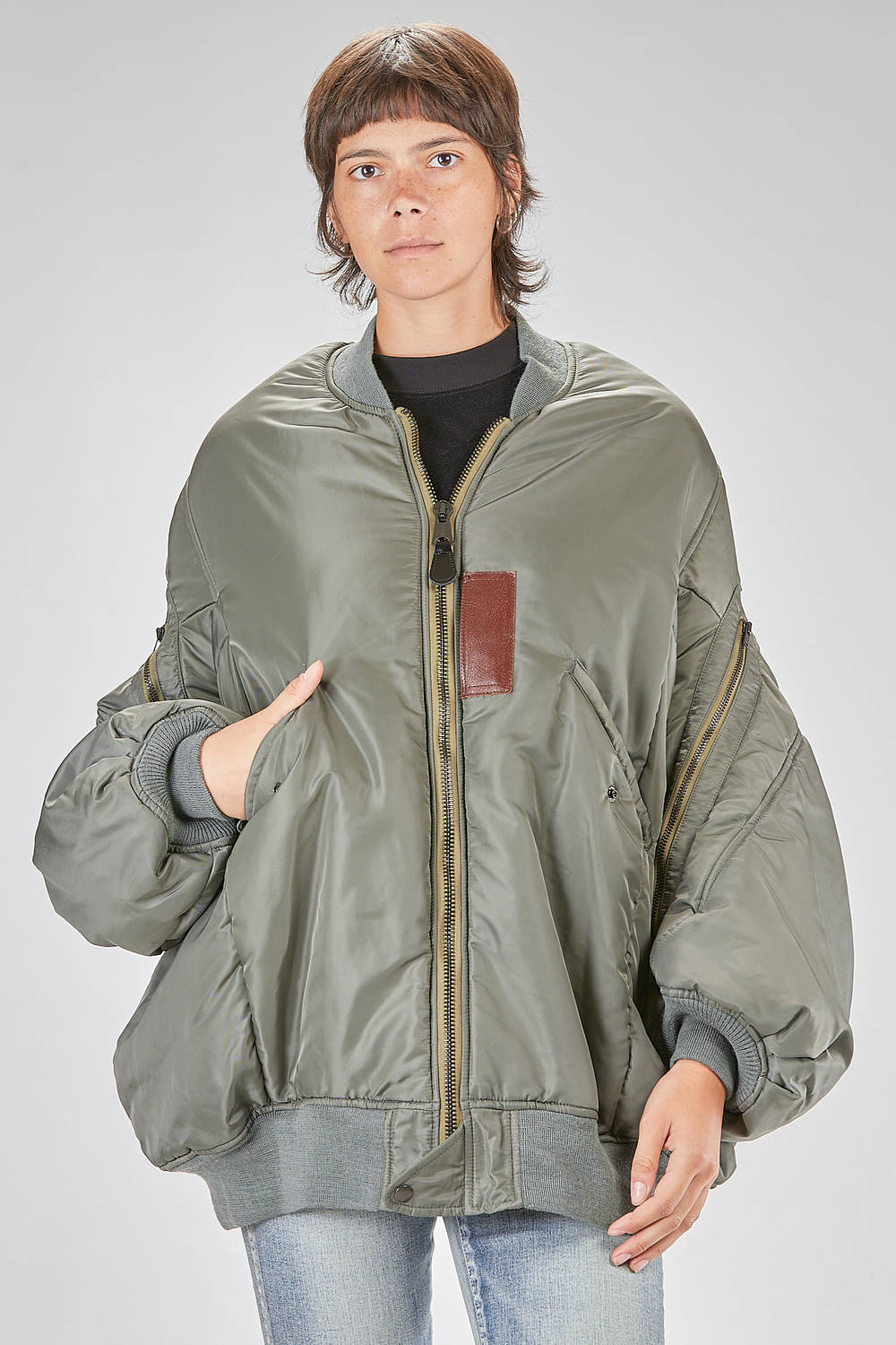 ミ*ネ様 80s short herringbone wool bomber j ミ*ネ様 80s short herringbone wool bomber j ミ*ネ様 80s short