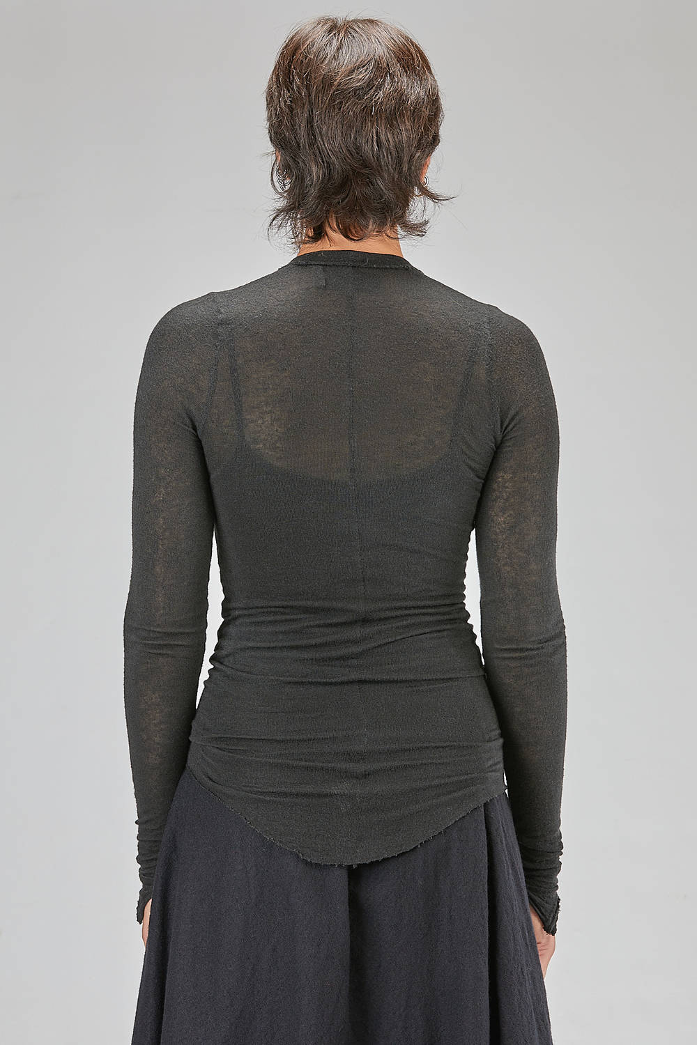 MARC LE BIHAN - Hip-Lenght T-Shirt, Lean, In Viscose, Wool