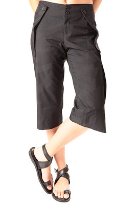 jacquard cotton short trousers - ISSEY MIYAKE 