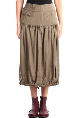 short baloon multilenght rayon skirt - Y'S Yohji Yamamoto 