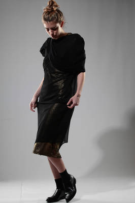 draped tube dress covered by voile tunic - JUNYA WATANABE 