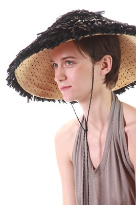 raffia pagoda hat - NAFI 