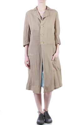 two fabric overcoat - Y'S Yohji Yamamoto 