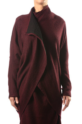 wide asymmetric jacket - SHU MORIYAMA 