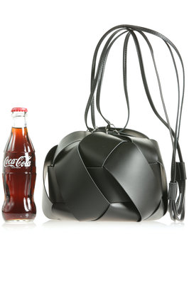 KERA weaved leather bands shoulder bag - JAANA PARKKILA 