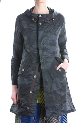parka in cotton gauze camouflage - JOHNBULL 
