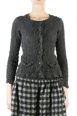 cauliflower crinkled effect jacket - CAULIFLOWER Issey Miyake 