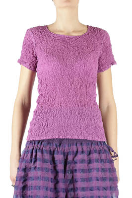 cauliflower crinkled effect top - CAULIFLOWER Issey Miyake 