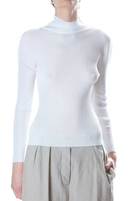 shear off high neck and sleeves A-POC top - CAULIFLOWER Issey Miyake 